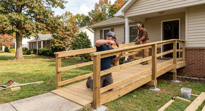 Entrance Ramp Installation in Kansas City, KS