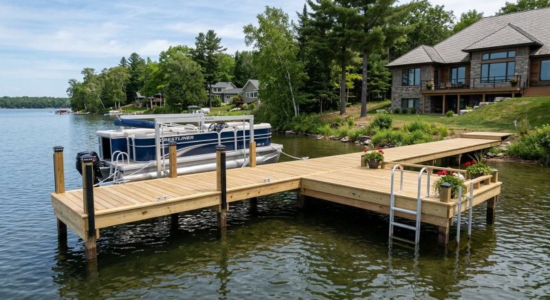 Pond Dock Construction in Alpharetta, GA